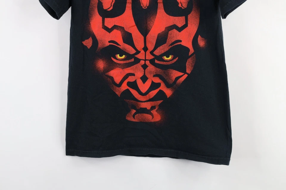 Camiseta De Colección Años 90 Star Wars Niños Pequeña Episodio 1 Amenaza Fantasma Darth Maul Foto 3 de 4