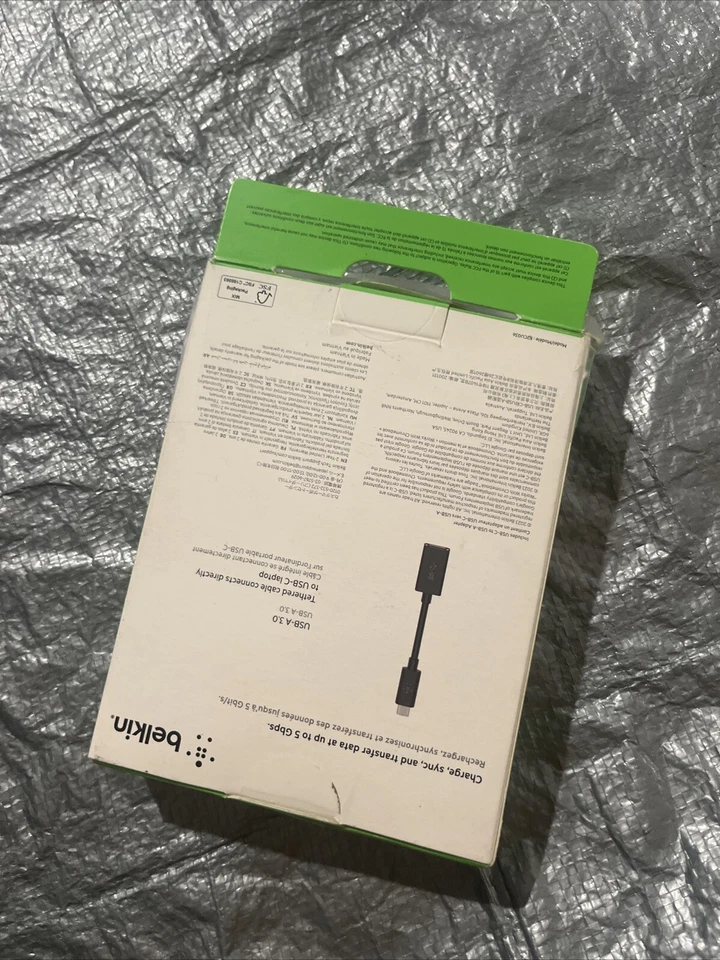 Belkin - USB-C to USB 3.0 Adapter with Charging and 5Gbps Data Transfer - Image 2 of 3