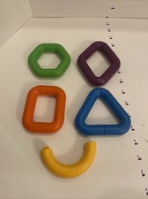 Tupperware-Tupper Toys-Link-A-Lot LOT OF 4 Shapes
