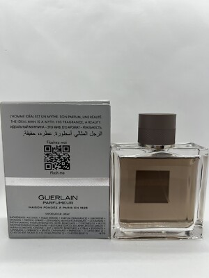 Guerlain L'Homme Ideal Edp 3.3 oz./ 100ml Brown Cap See Pics | eBay