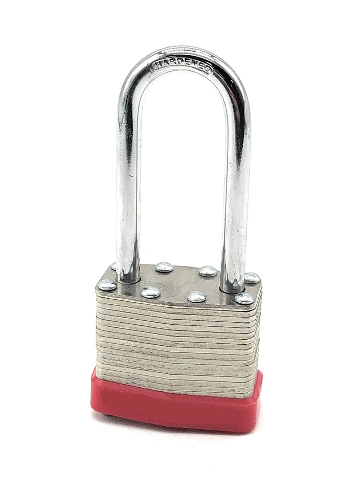 Set Of 24 40mm Keyed Alike Laminated Steel Long Shackle Padlock 1 3/4" x 2 3/4" - Image 3 of 4