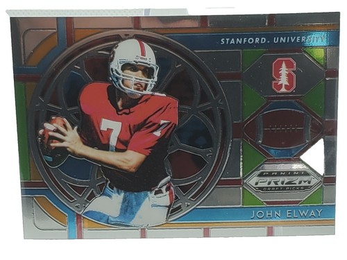 16pc Danbury Mint John Elway porcelain football card collection in