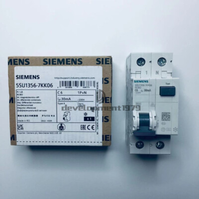 One New   Low voltage Circuit Breaker 5SU1356-7KK06 #D3