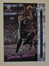 DAVION MITCHELL RC 2021-22 Panini Chronicles - Pink #244 Kings Luminance