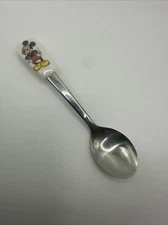 Vintage Walt Disney Childs Mickey Mouse Spoon Stainless Japan Baby Kids EUC