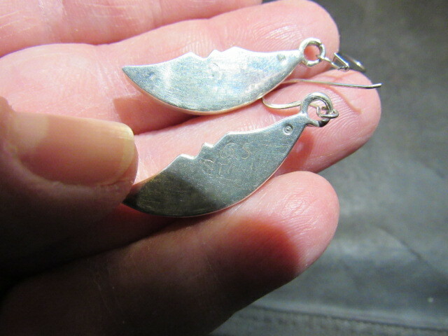 native American opal earrings - image 7