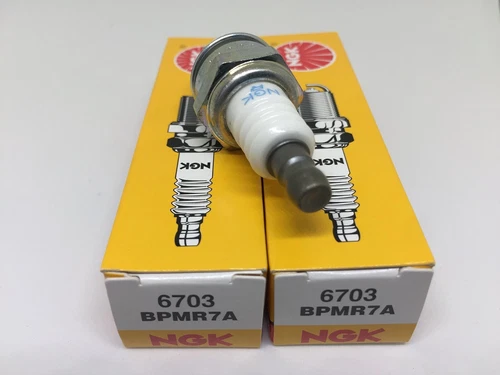 NGK 6703 Spark Plug BPMR7A - 2 Pack  - For Stihl, Husqvarna, Poulan Power...