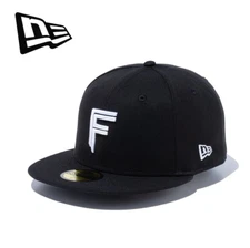 NEW ERA 59FIFTY Fitted Cap NPB Hokkaido Nippon Ham Fighters Black x White JP New