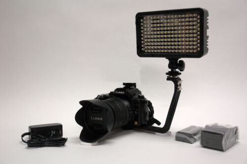 Pro DSLR 4K 12 LED video light w AC adapter F570 for Canon EOS AVCHD HD camera - Picture 1 of 12