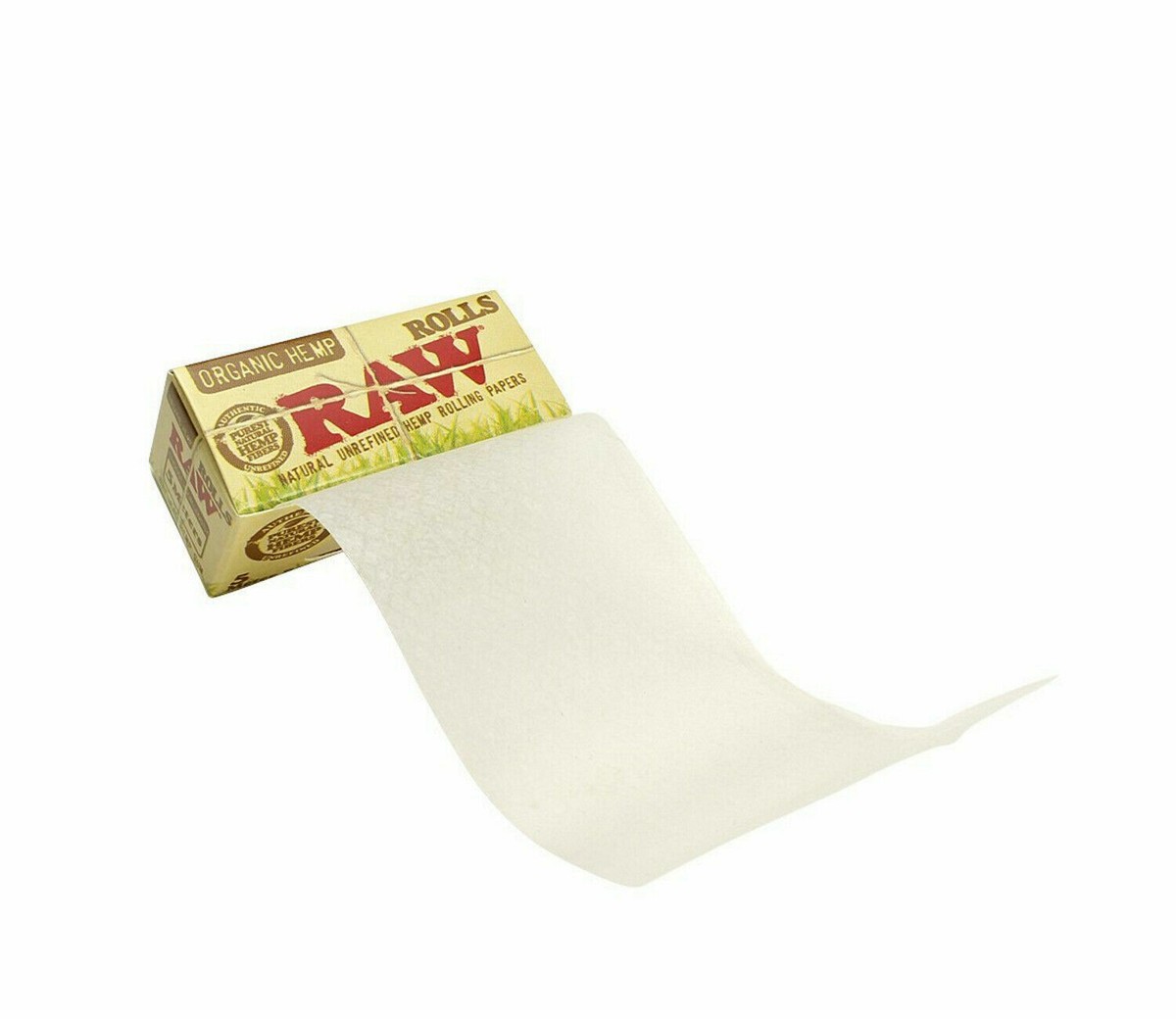 Raw Organic Hemp Roll Rolls Rips 5 Meter 5M Smoking Rolling Papers 1 3 6 12 730762