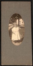 Victorian Antique Cabinet Card Photo of a Toddler Girl