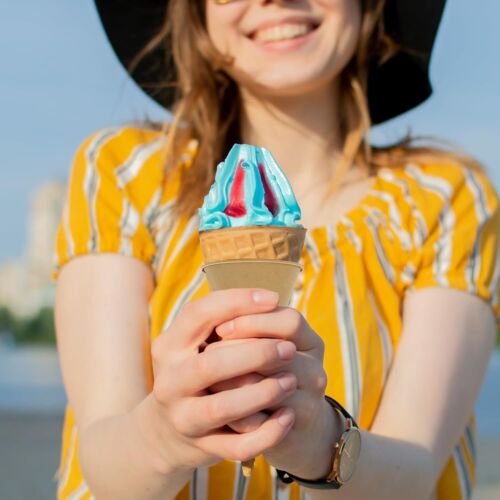 Pcs Paper Snow Cone Cups 4 OZ Brown Cone Cups Disposable Shaved Ice 600 Kraft - Picture 7 of 7