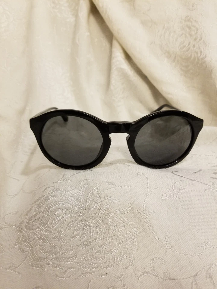 Gafas de sol DRIES VAN NOTEN X Linda Farrow Gallery negras con montura de 3 ojos de gato DVN/64/5 Foto 3 de 4