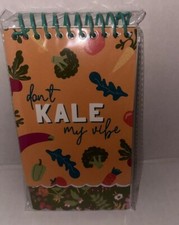 Pulsar Tiered Spiral Lined Notebook  Don  t Kale My Vibe   120 Pgs. 3.93 x 6.72  
