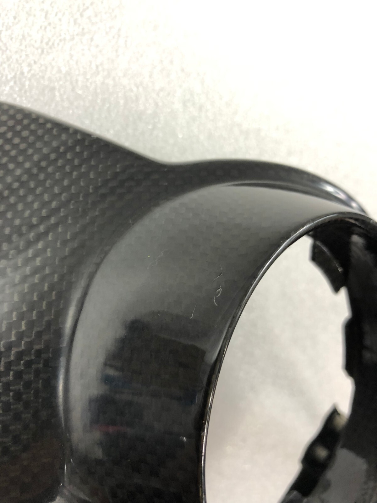 Ferrari F430, Carbon Fiber Center Radio Dash Bezel, Used Aftemarket P/N 68648300