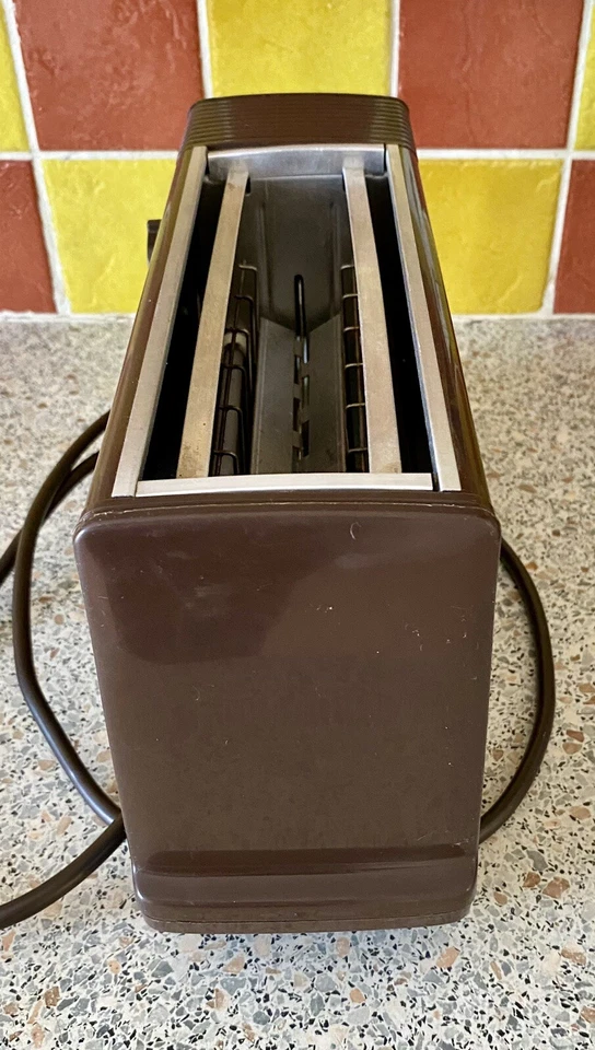 Grille Pain CALOR Marron Vintage 70-80’ TBE - Photo 3/4