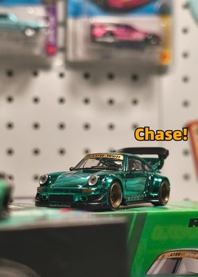 Poprace 1/64 RWB 930 Chase限定 Pop Race XCartoys1/64 RWB 930 Green HEC Ltd 8% SECRET CHASE CHANCE