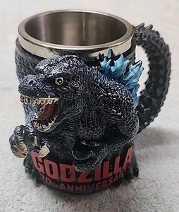 Godzilla 70th Anniversary 3D Mug Collectible Model & Movie Gift Ornament Cup B