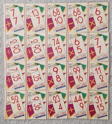 Top Rar 39 x NFL Pro Football Pacific Flash Cards uam. Joe Montana und anderen