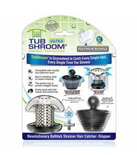 TubShroom Ultra Revolutionary Bath Tub Drain Protector Hair Catcher/Strainer