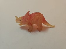 Vintage 1980s Dinosaur Chinasaur Styracosaurus GLOW IN THE DARK Toy Figure