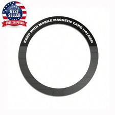 Magnetic Metal Plate Ring Wireless Charger Iron Sheet Sticker Car Phone Holder C