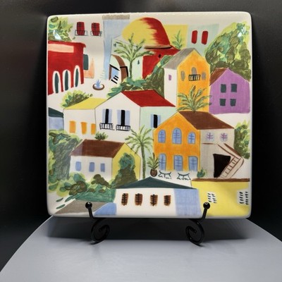 Pier 1  Villa Del Sol   8 Inch Plate, Collectable, Gifting, Discontinued