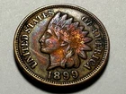 1899 INDIAN HEAD PENNY U.S. COIN - SHIPS FREE W/ USPS TRACK & INSUR