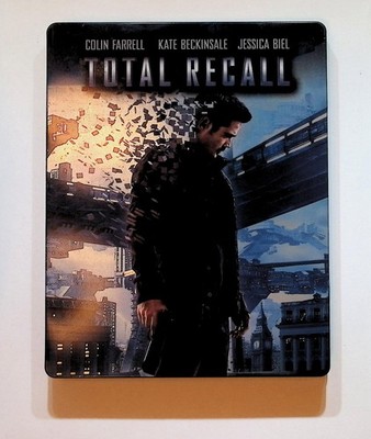 Total Recall Blu-ray 2012 Steelbook Colin Farrell Kate Beckinsale Jessica Biel