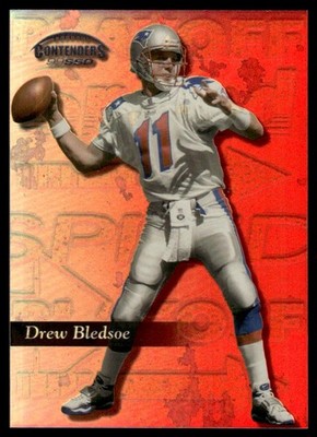 1999 Playoff Contenders SSD Speed Red Drew Bledsoe 014/100 New England Patriots