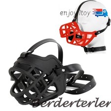 Leather Mask Silicone Mouth Oral Gag Set Head Face Harness Ball Fetish Restraint