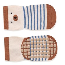 Kids Non Slip Socks Trampoline Socks Anti Skid Calf Socks Grip Crew Socks Gifts