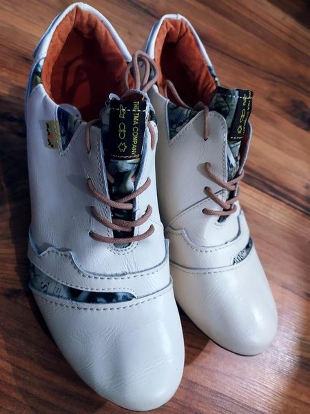 Women Bogner Heels White Leather 42