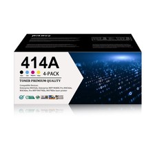 414A Toner Cartridge Compatible for 414A Toner Cartridges 4 Pack Replacement ...