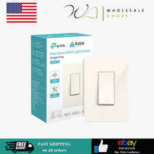 Kasa Smart Light Switch HS200-LA,Light Almond, Single Pole,Neutral Wire Required