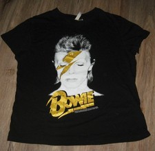David Bowie Archive T SHIRT 2018 Gold painted FACE large KIDS small adult