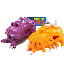 Vtg The Real Ghostbusters MINI TRAPS set orange purple figures ghosts 1988