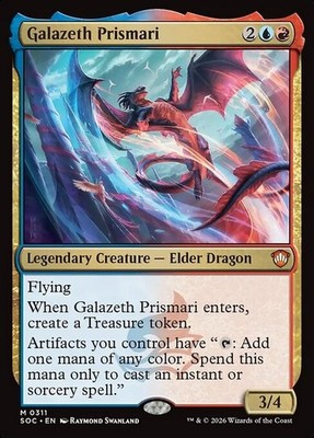 *MtG: GALAZETH PRISMARI - Commander Secrets of Strixhaven Mythic - magicman*