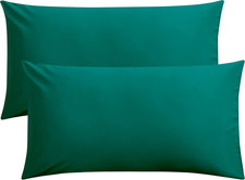 King Pillow Cases Set of 2, Soft Microfiber Pillow Covers with Envelope Closure,