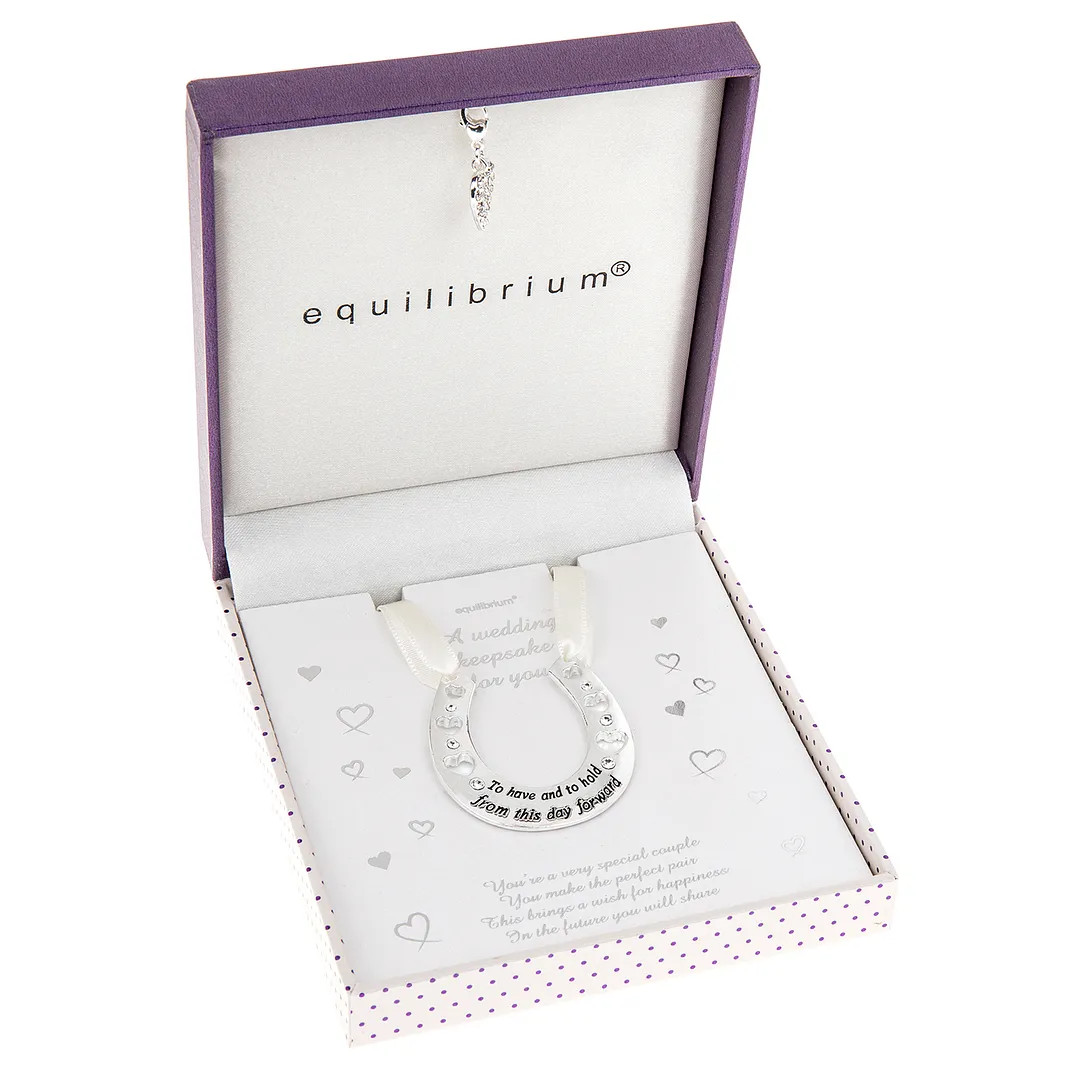 Equilibrium Wedding Horseshoe Keepsake