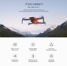 FIMI Mini 3 Camera Drone 9KM Transmission 4K60fps Video 3-Axis Gimbal Quadcopter