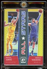 2021-22 Panini Donruss Optic NIKOLA JOKIC - VUCEVIC All Stars Gold Prizm /10