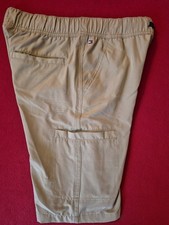 Tommy Hilfiger Chino Shorts Boys Large 16/18 Beige Flat Front Polyester Blend