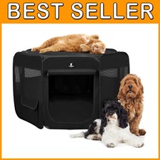 Foldable Pet Play Tent Kennel Crate