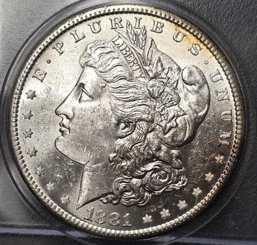 Bu Unc 1881 S Morgan Silver Dollar Us Coin Uncirculated San Francisco Mint