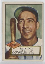 1952 Topps Billy Cox #232 0l4h