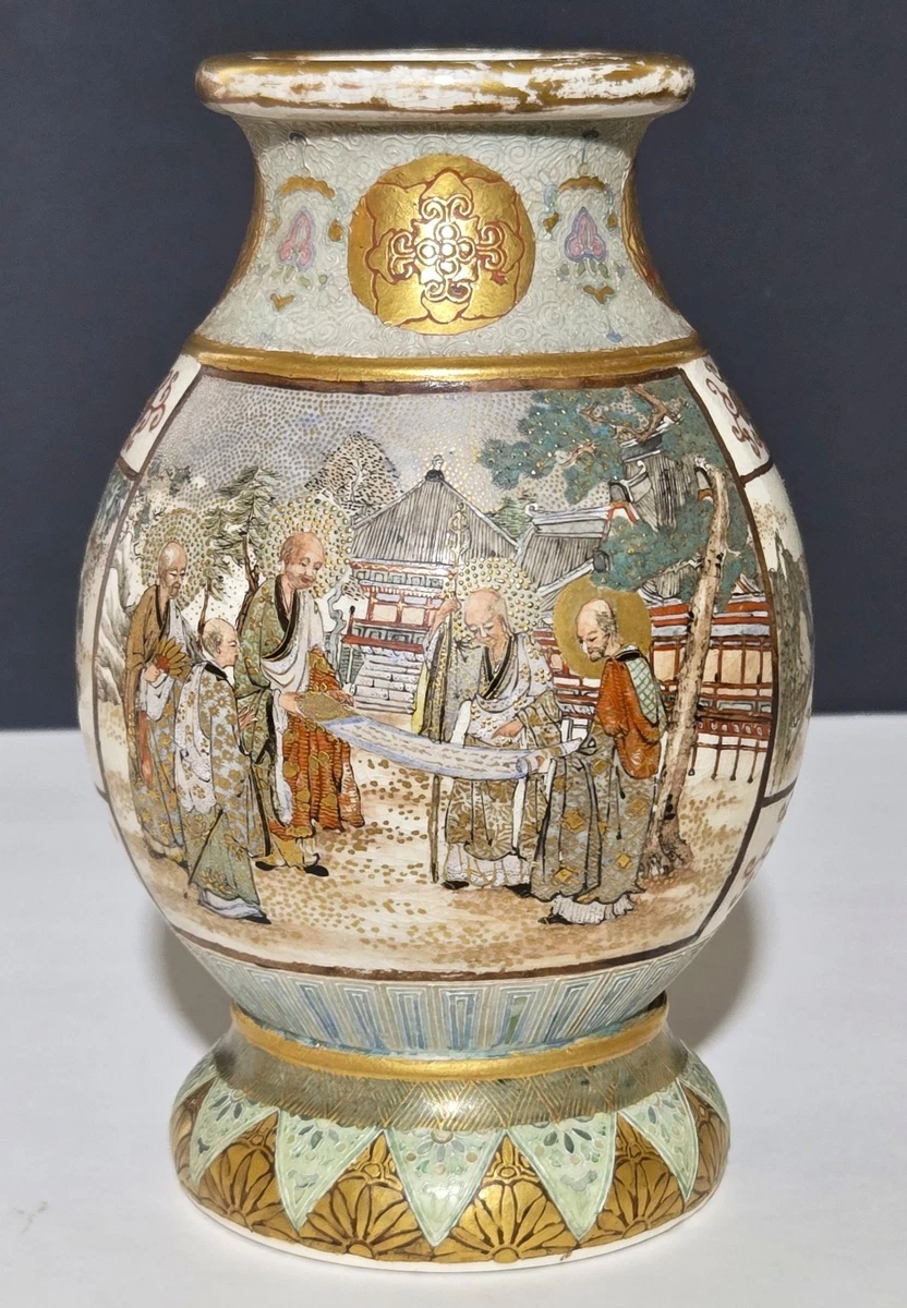 陶瓷日本古董花瓶| eBay