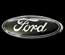 Ford Truck BLACK Emblem 9' Badge Grill Front Tailgate Expedition Explorer Ranger