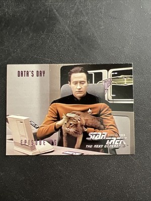1996 SkyBox Star Trek: The Next Generation Season 4 #352 Data's Day
