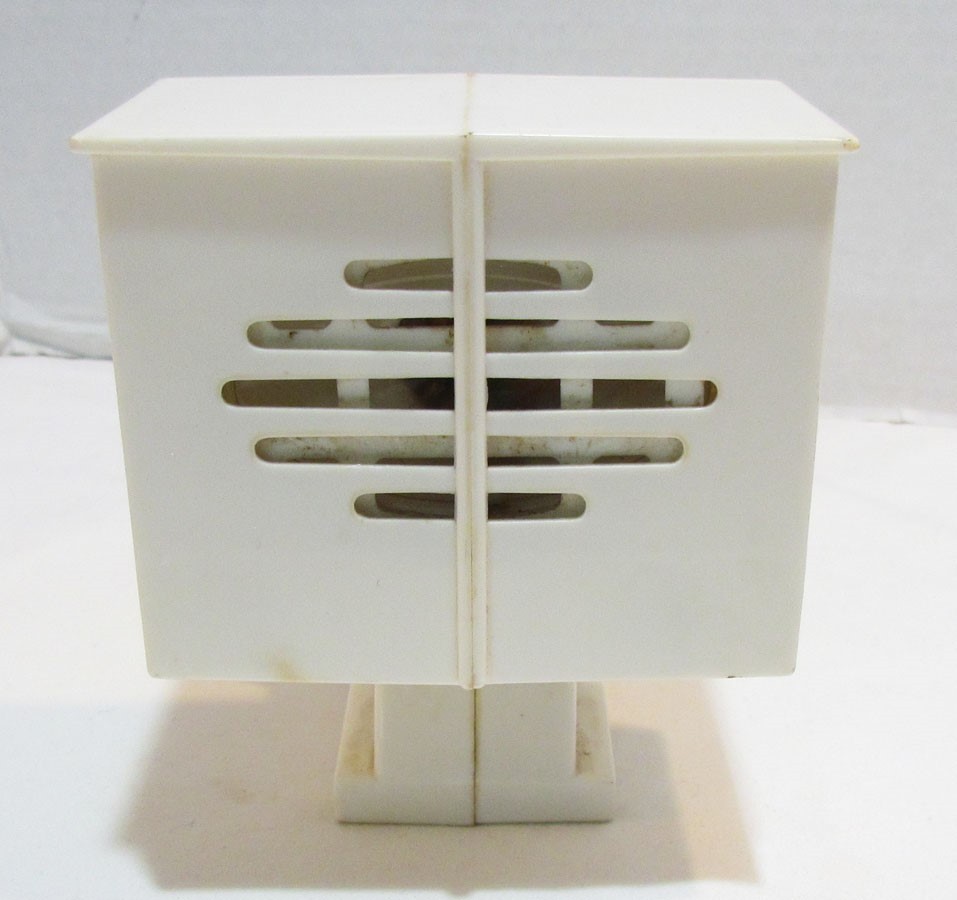 AS-IS NOT WORKING 1975 POYNTER PRODUCTS FLUSHING TOILET FIGURAL ASHTRAY NOVELTY